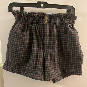 American Eagle Plaid Shorts